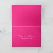 Gelukkige Verjaardag Moeder Elke Leeftijd En Naam  Kaart (Binnen)