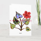 Gelukkige verjaardag moeder! kaart (Achterkant)