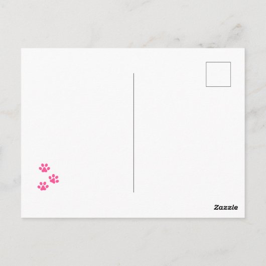 Gelukkige Verjaardag Moeder Schattige Bloem Hond F Briefkaart (Achterkant)