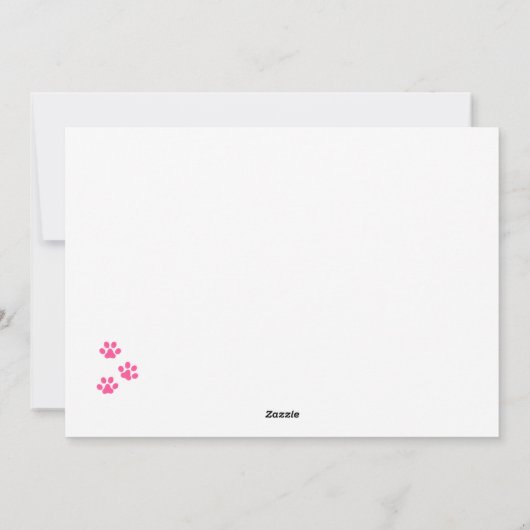 Gelukkige Verjaardag Moeder Schattige Bloem Hond F Feestdagenkaart (Achterkant)