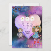 Gelukkige Verjaardag Moeder uit Kinder Kaart in pa (Voorkant)