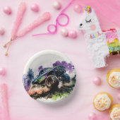 Gelukkige verjaardag Monster Truck Smash Crash Boy Papieren Kommen (Feest)