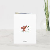 Gelukkige Verjaardag Mooie Kolibrie Bedankkaart (Achterkant)