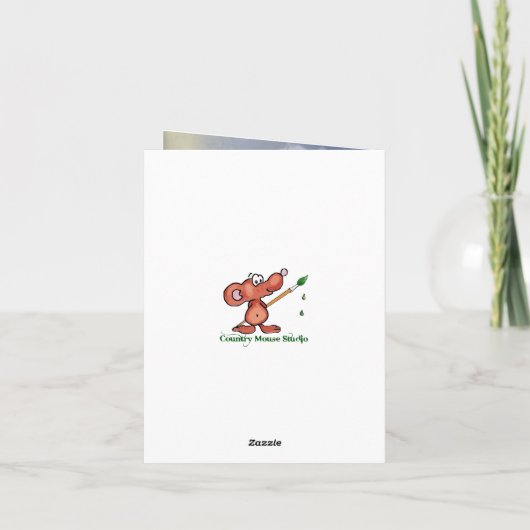 Gelukkige Verjaardag Mooie Kolibrie Bedankkaart (Achterkant)