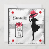 Gelukkige Verjaardag mooie Lady verjaardagskaart Feestdagenkaart (Voorkant)