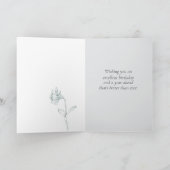 Gelukkige Verjaardag Mooie Vriend Daffodil Bloem Kaart (Binnen)