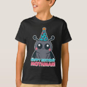Gelukkige Verjaardag Mothman! Schattigee Mothman C T-shirt (Voorkant)