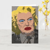 Gelukkige Verjaardag Mr. President Kaart (Gele Bloem)