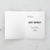 Gelukkige verjaardag MUM! ...grappig Kaart (Binnen)