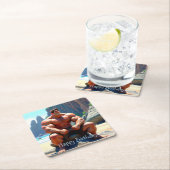 Gelukkige Verjaardag Muscleman Kartonnen Onderzetters (Insitu)