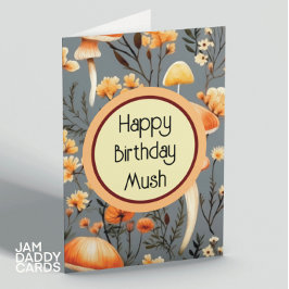 Gelukkige Verjaardag Mush Kaart