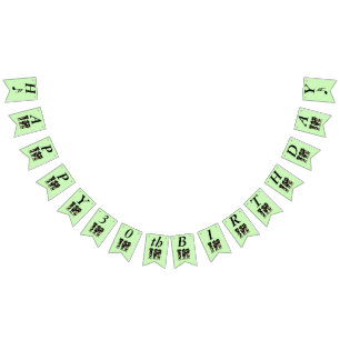 Gelukkige Verjaardag Muzikant zwarte katten Muziek Vlaggetjes