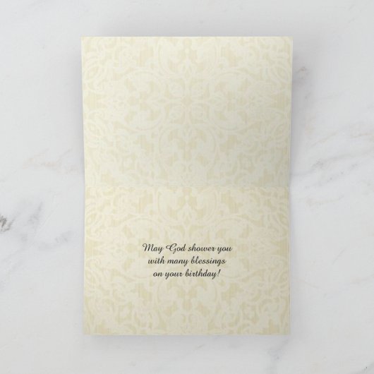 Gelukkige Verjaardag Nana Rood & Roze Rozen Kaart (Binnen)