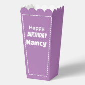 gelukkige verjaardag Nancy bewerkbaar Bedankdoosjes (Achterkant)