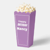 gelukkige verjaardag Nancy bewerkbaar Bedankdoosjes (Popped)