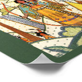 Gelukkige Verjaardag Native American vrouw borduur Poster (Hoek)