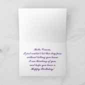 Gelukkige Verjaardag neef, Field of Poppies Kaart (Binnen)