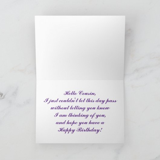 Gelukkige Verjaardag neef, Field of Poppies Kaart (Binnen)