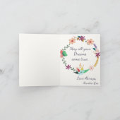 Gelukkige Verjaardag "Nicht" de Kaart van Drie (Binnen)