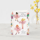 Gelukkige Verjaardag "Nicht" de Kaart van Drie (Gele Bloem)