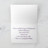 Gelukkige verjaardag nichtje, Field of Poppies Kaart (Binnen)