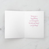 Gelukkige Verjaardag Niece Custom kaart (Binnen)