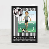 Gelukkige Verjaardag, No1 Voetbal, Football Kaart (Voorkant)