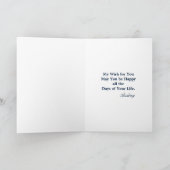 Gelukkige Verjaardag Oceaan Zonsondergang Tropisch Feestdagen Kaart (Binnen)