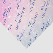 Gelukkige verjaardag, om het even welke leeftijd,  tissuepapier (Detail)