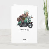 Gelukkige verjaardag oma gepersonaliseerd kaart (Achterkant)