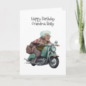 Gelukkige verjaardag oma gepersonaliseerd kaart (Voorkant)