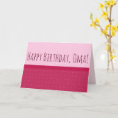 Gelukkige Verjaardag, Oma! & houd ik van u (op Kaart (Gele Bloem)