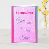 Gelukkige Verjaardag Oma ontwerp Kaart (Gele Bloem)