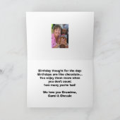 Gelukkige verjaardag oma, ruik ik... kaart (Binnen)