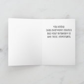 GELUKKIGE VERJAARDAG OMDAT JE FAV ACCOUNTANT "TELT KAART (Binnen)