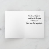 GELUKKIGE VERJAARDAG OMDAT JE FAV-MEDEWERKER "TELT KAART (Binnen)