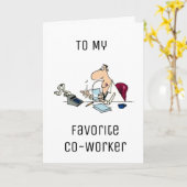 GELUKKIGE VERJAARDAG OMDAT JE FAV-MEDEWERKER "TELT KAART (Gele Bloem)