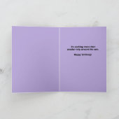 Gelukkige Verjaardag Ongelukkige Kat In Feest Pet  Feestdagen Kaart (Binnen)