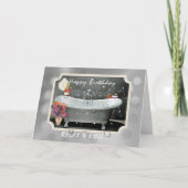 Gelukkige verjaardag Ontspan en geniet van bubbels Kaart (Voorkant)