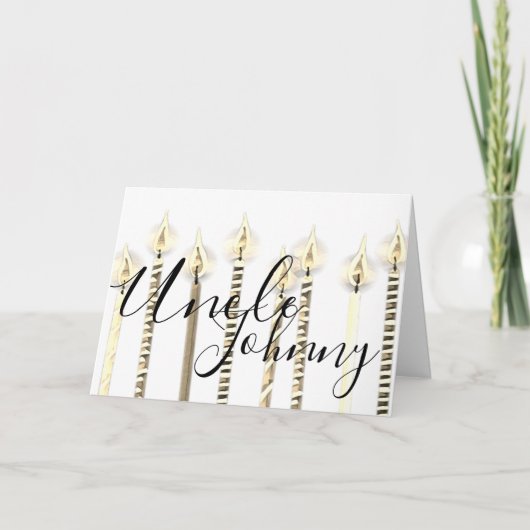 Gelukkige verjaardag oom kaart (Voorkant)