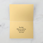 Gelukkige Verjaardag Oom Tropische Zonsondergang Kaart (Binnen)