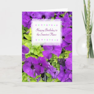 Gelukkige verjaardag op de Sweetest Niece Kaart