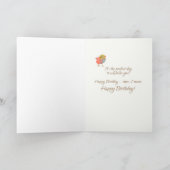 Gelukkige verjaardag op een zoete vriend kaart (Binnen)