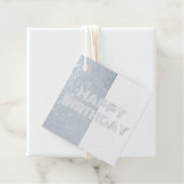 Gelukkige Verjaardag Op Kunst Eenvoudig Minimaal C Bedankjes Labels (Met doos)