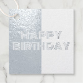 Gelukkige Verjaardag Op Kunst Eenvoudig Minimaal C Bedankjes Labels