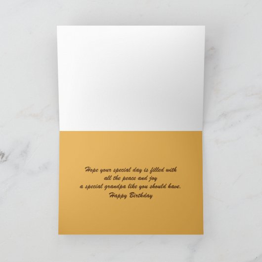 Gelukkige Verjaardag Opa Barn Boerderij Fields Ran Kaart (Binnen)