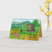 Gelukkige Verjaardag Opa Barn Boerderij Fields Ran Kaart (Gele Bloem)