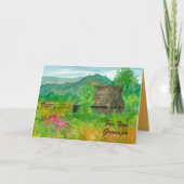 Gelukkige Verjaardag Opa Barn Boerderij Fields Ran Kaart (Voorkant)