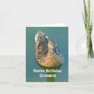 "Gelukkige verjaardag, opa" Duck Foto Kaart