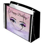 Gelukkige Verjaardag Origineel Kunstwerk (Alle Oge Groot Cadeauzakje (Achterkant Gekanteld)